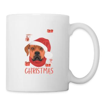Rhodesian Ridgeback Merry Christmas - Mug - white - Right