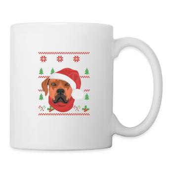 Rhodesian Ridgeback Merry Christmas - Mug - white - Right
