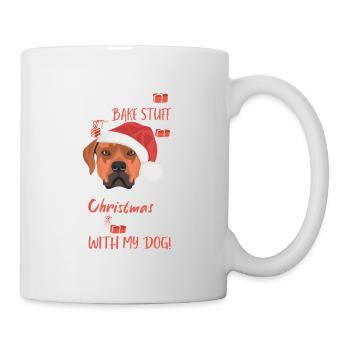 Rhodesian Ridgeback Merry Christmas - Mug - white - Right