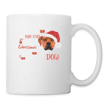Rhodesian Ridgeback Merry Christmas - Mug - white - Right