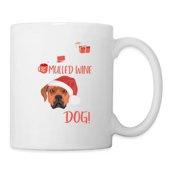 Rhodesian Ridgeback Vin chaud Noël - Mug blanc - blanc - Droite