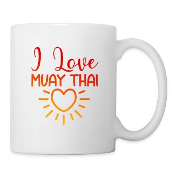 Ich liebe Muay Thai - Tasse - Weiß - Rechts