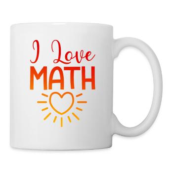 I love math - Mug - white - Right