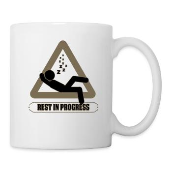 Sleephead Humour Rest in Progress Fun Naptime Cadeaux - Mug blanc - blanc - Droite