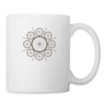 Bike Wheels Fitness Sport Health - Mug - white - Right