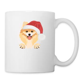 Joyeux Noël de Poméranie - Mug blanc - blanc - Droite