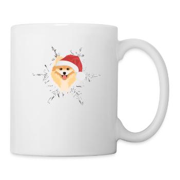 Joyeux Noël de Poméranie - Mug blanc - blanc - Droite