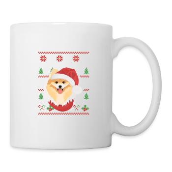 Joyeux Noël de Poméranie - Mug blanc - blanc - Droite