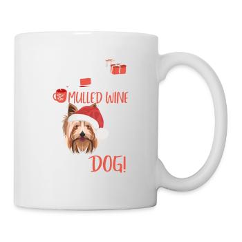 Yorkshire Terrier vin chaud Noël - Mug blanc - blanc - Droite