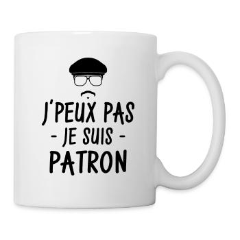 Ich kann nicht, ich bin ein Chef - Tasse - Weiß - Rechts