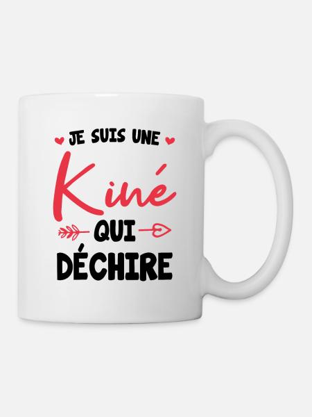 Je suis une kine qui dechire - Mug blanc - blanc