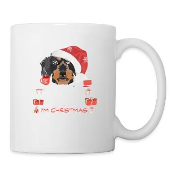 Wire-haired Dachshund Christmas Market - Mug - white - Right