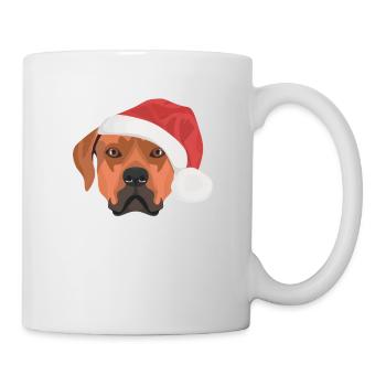 Rhodesian Ridgeback Merry Christmas - Mug - white - Right