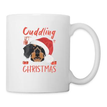 Wire-haired Dachshund Merry Christmas - Mug - white - Right