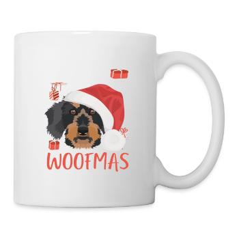 Wire-haired Dachshund Merry Christmas - Mug - white - Right