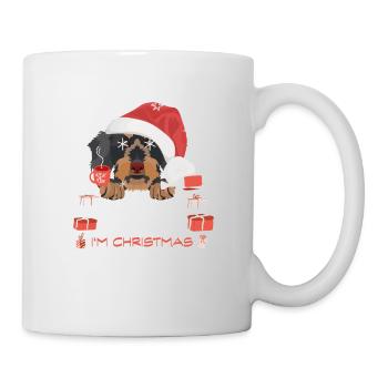 Wire-haired Dachshund Christmas Market - Mug - white - Right