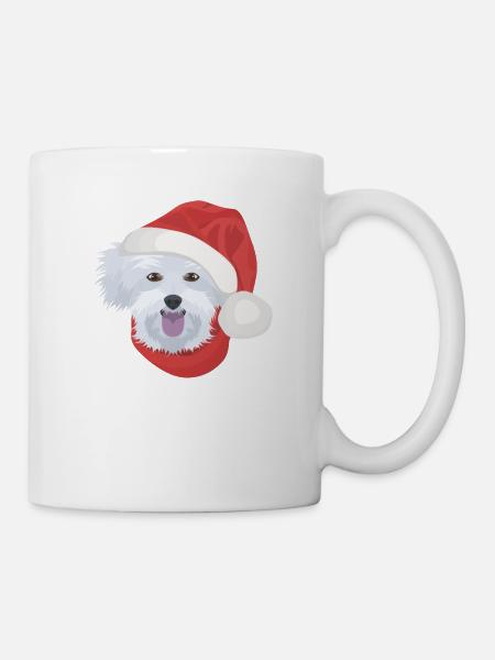 Malteser Frohe Weihnachten - Tasse - Weiß