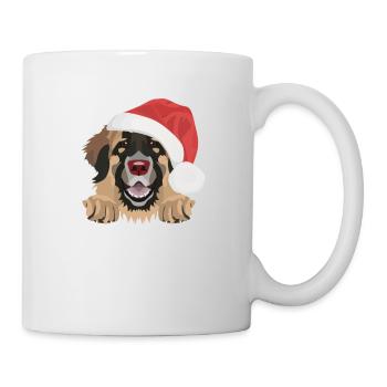 Joyeux Noël Leonberg - Mug blanc - blanc - Droite