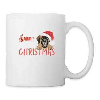 Joyeux Noël Leonberg - Mug blanc - blanc - Droite