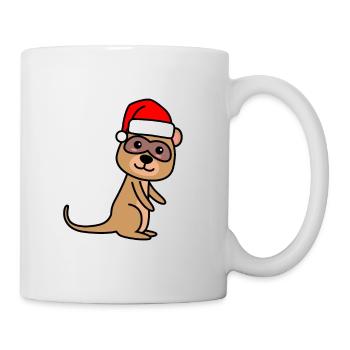 Suricate Comic Noël Noël - Mug blanc - blanc - Droite