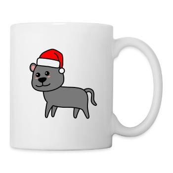 Panther Comic Weihnachten Xmas - Tasse - Weiß - Rechts