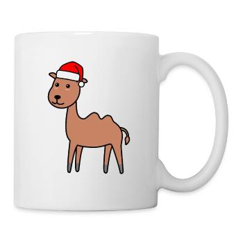 Kamel Comic Weihnachten Xmas - Tasse - Weiß - Rechts