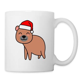 Bär Comic Weihnachten Xmas - Tasse - Weiß - Rechts