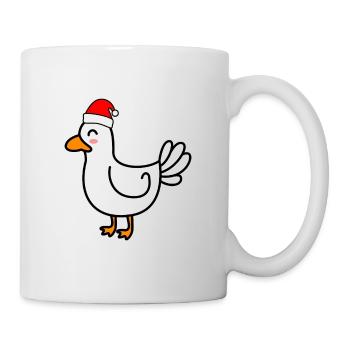 Gans Comic Weihnachten Xmas - Tasse - Weiß - Rechts