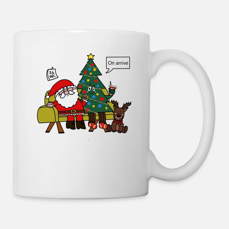 Père Noël on arrive - Mug blanc - blanc