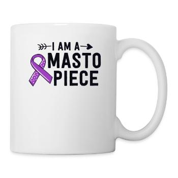 Ich bin ein Masto-Stück Mastozytose-Bewusstsein MCAS - Tasse - Weiß - Rechts