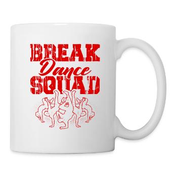breakdance Squad - Tasse - Weiß - Rechts