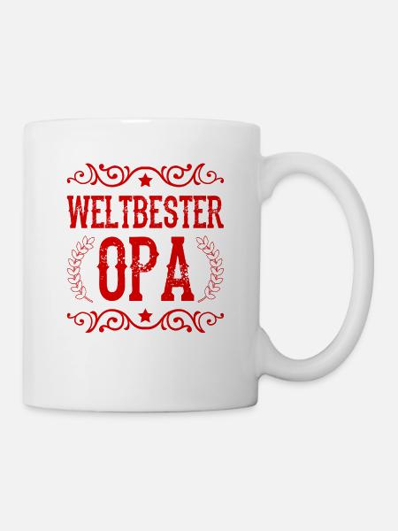 Weltbester Opa - Tasse - Weiß