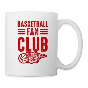 Basketball Fan Club - Tasse - Weiß - Rechts