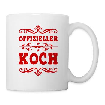Premium Koch - Tasse - Weiß - Rechts