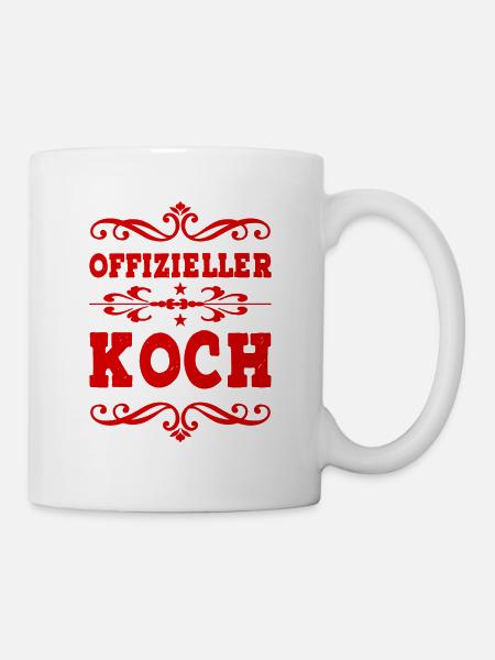Premium Koch - Tasse - Weiß