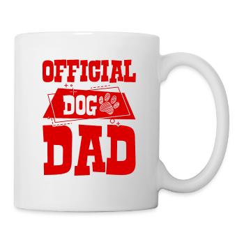 Hunde Papa - Tasse - Weiß - Rechts