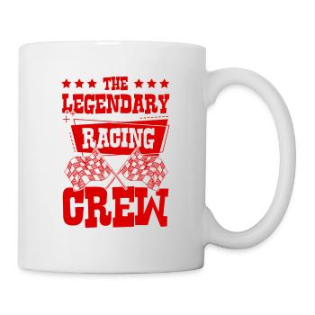 Équipage de course - Mug blanc - blanc - Droite