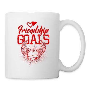 friendship Goals - Mug - white - Right