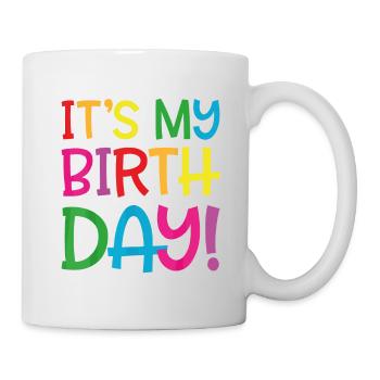 It's my birthday - Mug - white - Right