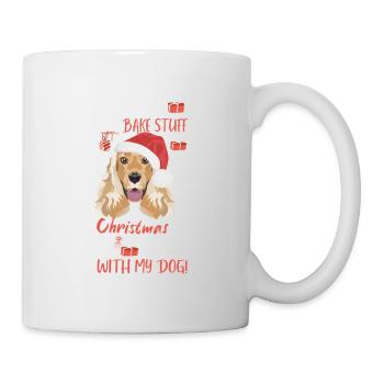 Deutsch Cocker Spaniel Merry Christmas - Mug - white - Right