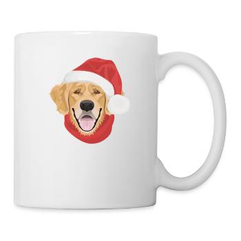 Golden Retriever Merry Christmas - Mug - white - Right