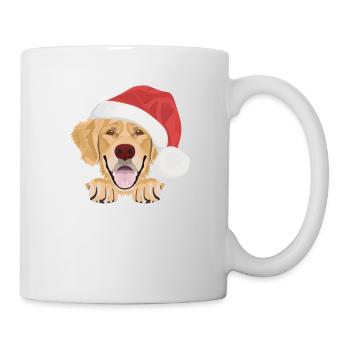 Golden Retriever Merry Christmas - Mug - white - Right