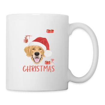 Golden Retriever Merry Christmas - Mug - white - Right