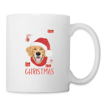 Golden Retriever Merry Christmas - Mug - white - Right