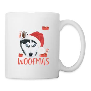 Husky Joyeux Noël - Mug blanc - blanc - Droite