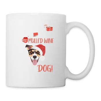 Jack Russell Terrier Mulled Wine Christmas - Mug - white - Right
