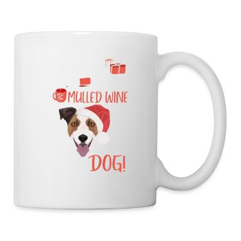 Jack Russell Terrier vin chaud Noël - Mug blanc - blanc - Droite