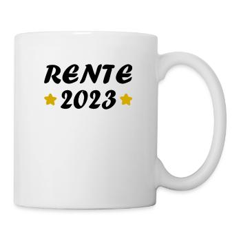 Ruhestand Rente Pension Renteneintritt Abschied - Tasse - Weiß - Rechts
