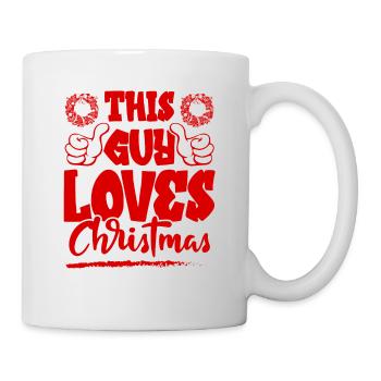 Loves Christmas - Mug - white - Right