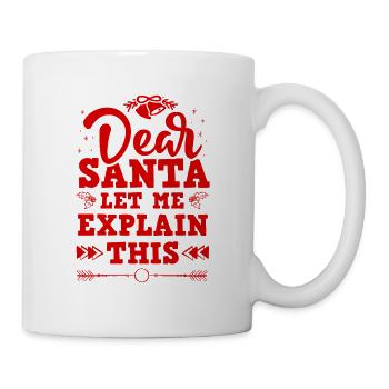 Dear Santa - Mug - white - Right